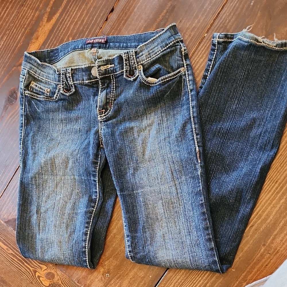 Hot Kiss Dark Blue Skinny Jeans